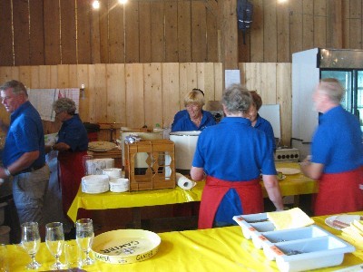 Schiiirehock 2012 – Sänger und Gäste beim gemeinsamen Hock
